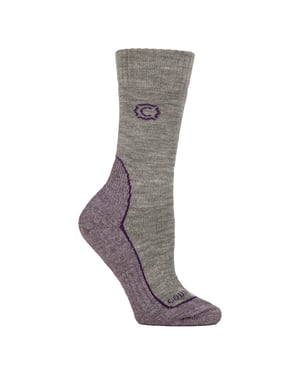 Damen Wollmischung gepolsterte Wander-Socken für Komfort beim Wandern und im Freien