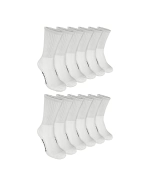Herren 12 Paar Bambus-Baumwoll-Sportsocken