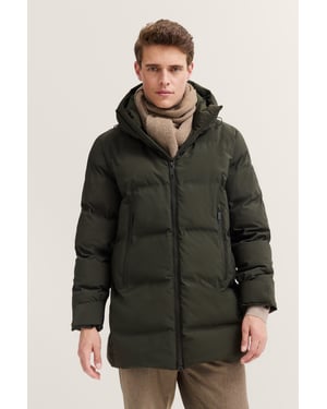 Bugatti Herren Steppparka wasserdicht, atmungsaktiv und mit Kapuze