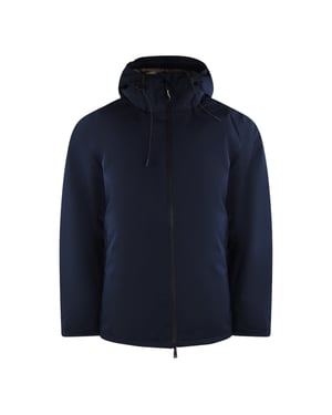 Aquascutum Active Hydroid Parka Marineblaue Parkajacke
