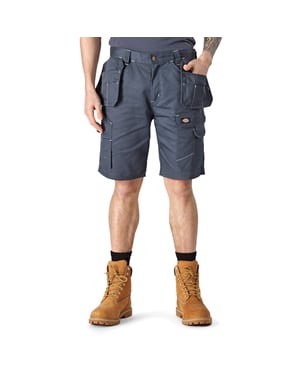 Dickies Redhawk Pro Arbeits-Polyester Herren Graue Arbeitsshorts