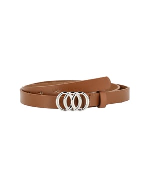 Faina Gürtel Damen Braun Silber