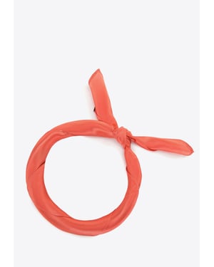 Wittchen Damen Seidenschal, einfarbig orange