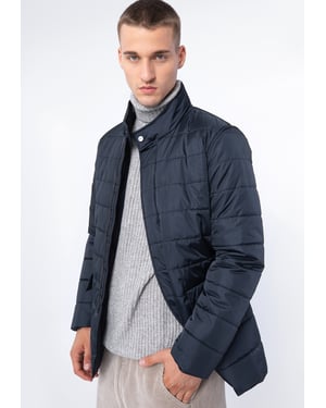 Wittchen Herren-Steppjacke aus marineblauem Nylon