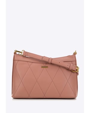 Wittchen Damen-Baguette-Tasche aus Kunstleder mit Ziernähten