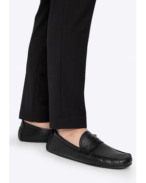 Wittchen Herren-Slipper aus schwarzem Naturleder