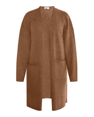 usha Langer Cardigan Damen Kamel