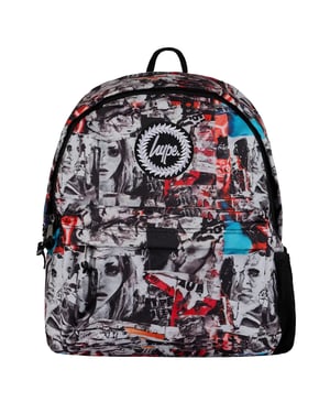 Hype Multi Magazine Tear Kinder Rucksack Grau