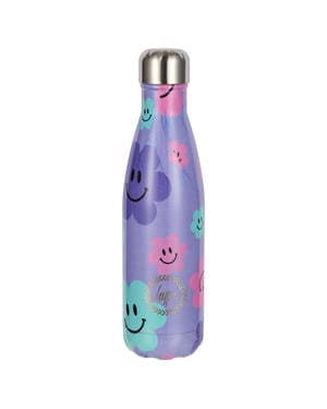 Hype 500ml Glückliche Blumen Lila Thermosflasche