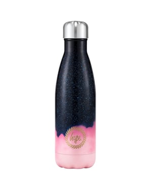Hype 500ml Cloud Fade Kinder Wasserflasche Pink/Schwarz