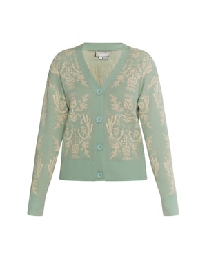 usha Strickcardigan Damen Mint Creme