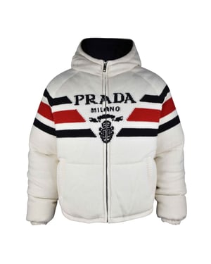 Prada Daunenjacke Weiß