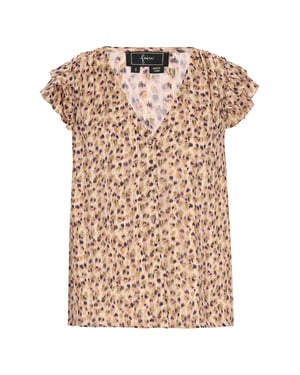 Faina Bluse für Damen, mehrfarbig - Beige