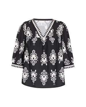 IZIA Bluse Frauen Schwarz
