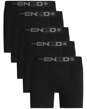 Enzo | 5er-Pack Herren Boxershorts Baumwolle Stretch Unterwäsche