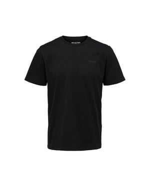 Aspen Logo Tee von Selected in der farbe Schwarz und in größe S.