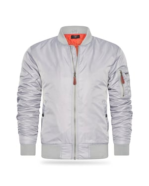 Navy Seal Jacket Grijs von Cappuccino Italia in der farbe Grau und in größe S.