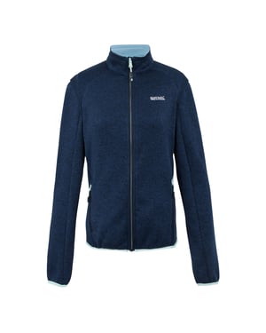 Regatta - "Newhill II" Fleecejacke Durchgehender Reißverschluss für Damen (Marineblau/Eisiges Morgenblau)