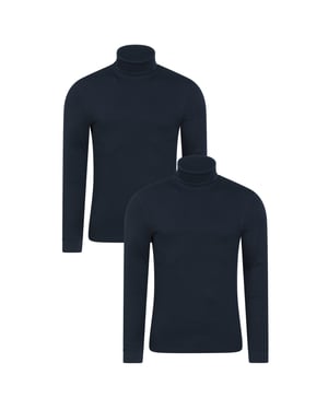 Mountain Warehouse - "Meribel" Thermo-Top für Herren (2er-Pack) (Marine)