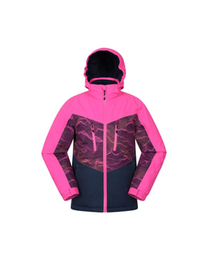 Mountain Warehouse - Kinder Skijacke "Storm II Extreme", Galaxie Ombré (Dunkelrosa)