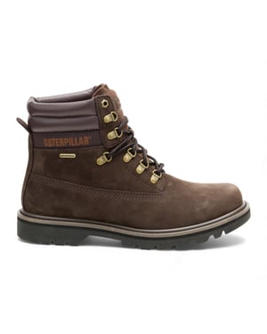CAT (Caterpillar) wasserdichte Colorado 2.0 Hiker dunkelbraune Leder-Fußgelenkstiefel