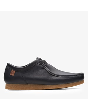 Shacre II Run Schwarze Lederschuhe