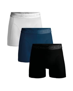 Muchachomalo Boxershorts aus Baumwoll-Modal für Herren – 3er-Pack – Herrenunterwäsch