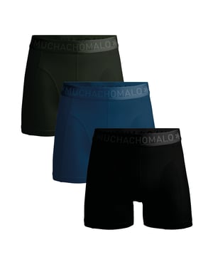 Muchachomalo Boxershorts aus Baumwoll-Modal für Herren – 3er-Pack – Herrenunterwäsch