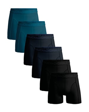 Muchachomalo 6er-Pack Boxershorts für Herren - Mehrfarbig