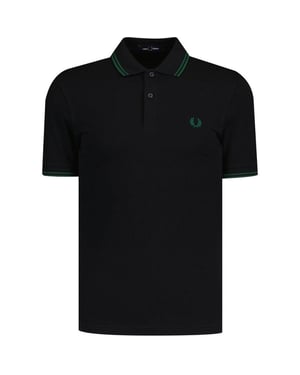 Fred Perry - Poloshirt für Herren (Schwarz/Schwarz)