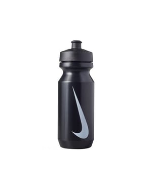 Nike - Wasserflasche "Big Mouth 2.0", Weite Trinköffnung, 650ml (Schwarz)