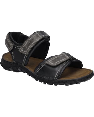 JOSEF SEIBEL Herren Sandale Canim in schwarz/grey/schwarz