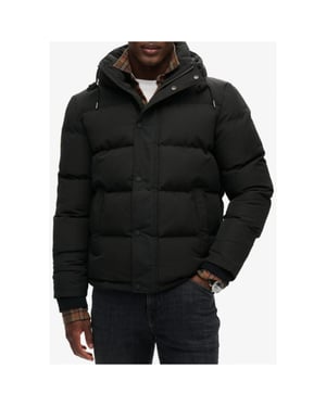 Kapuze gepolsterte Jacke