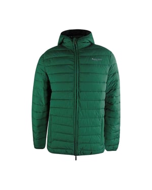 Aquascutum - Steppjacke für Herren, mit Kapuze, Aktiv (Dunkelgrün)