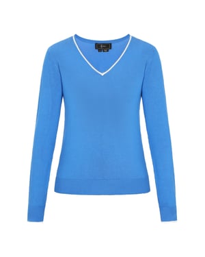Faina Pullover Frauen Blau