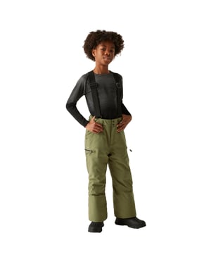 Dare 2B - "Pow II" Skihosen für Kinder, Wasserfest, Used-Look (Martini Olive)