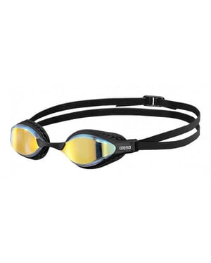 Arena - "Airspeed" Schwimmbrille für Herren/Damen Unisex (Gelb/Kupfer/Schwarz)