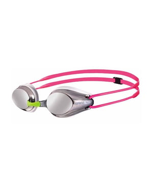 Arena - "Tracks" Schwimmbrille für Kinder (Silber/Weiß/Fuchsie)
