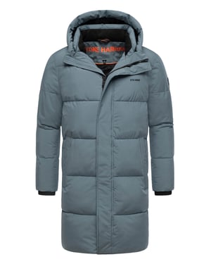 Stone Harbour Herren Steppmantel Hadrieen mit Fleecefutter & Kapuze