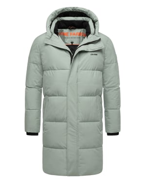 Stone Harbour Herren Steppmantel Hadrieen mit Fleecefutter & Kapuze