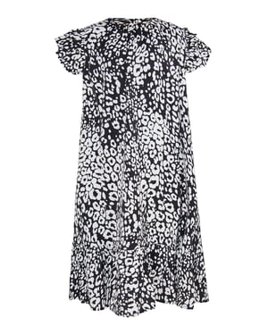 Faina Kleid Mädchen (Kids) schwarz weiss