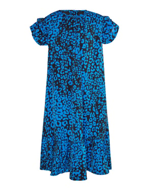 Faina Kleid Mädchen (Kids) Blau Schwarz