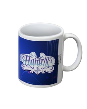 K-Pop Demon Hunters - "Huntrix" Kaffeebecher, Logo, 325ml (Weiß/Blau)
