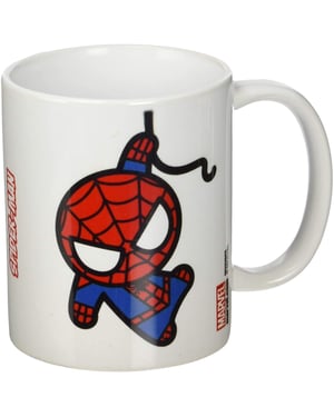 Marvel - Kaffeebecher, Kawaii (Weiß/Rot/Blau)