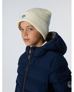 North Sails Beanie Gerippt mit Logo-Patch