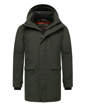 Stone Harbour Herren Winterjacke Emriis mit Fleecefutter & Kapuze