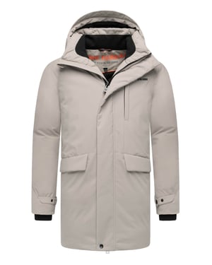 Stone Harbour Herren Winterjacke Emriis mit Fleecefutter & Kapuze