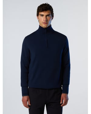North Sails Pullover Halber Reißverschluss mit Schlitzen