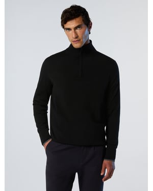 North Sails Pullover Halber Reißverschluss mit Schlitzen