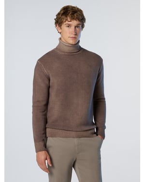 North Sails Pullover Verblasster Rollkragenpullover